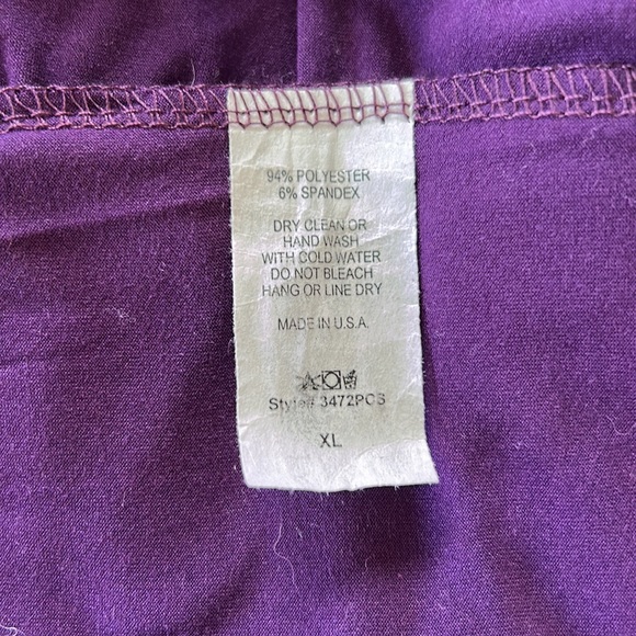 Purple Chic Soul Short Sleeve Dress - Picture 4 of 4